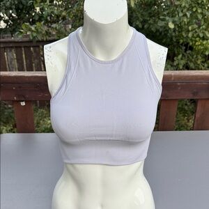 Lululemon Ebb to Train Bra *Medium Support C/D Cup Light Blue Womens 4 W2BLGS